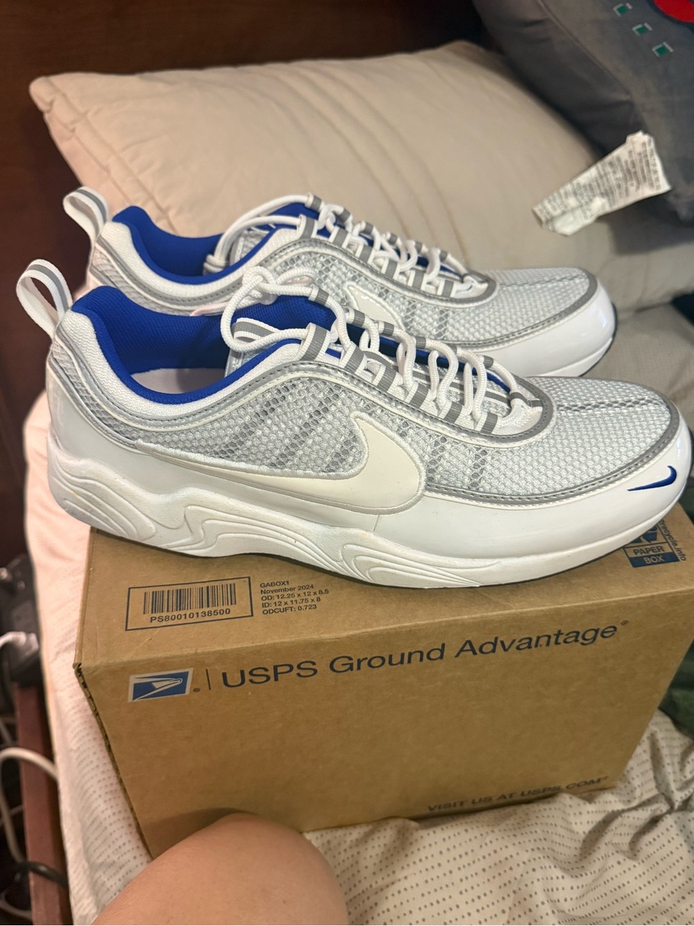 Nike Air Zoom Spiridon ’16 Platinum Blue Men’s Size 13 926955-104